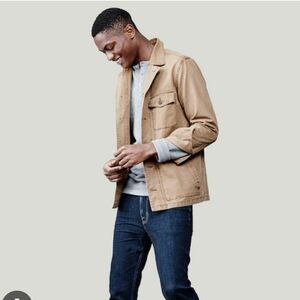 Nwt GOODFELLOW CO TARGET Parka Sports Jacket Coat Khaki Tan New Cotton Preppy